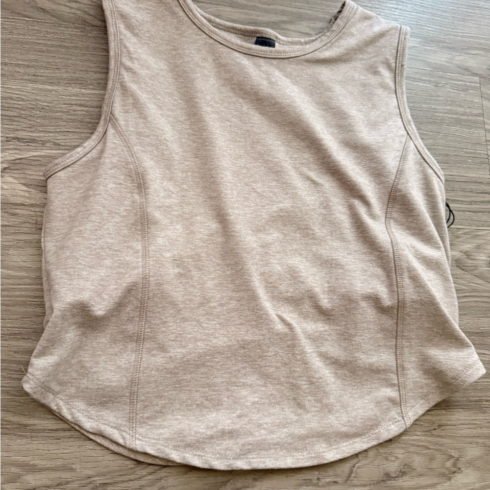 Zobha Beige Muscle Tee